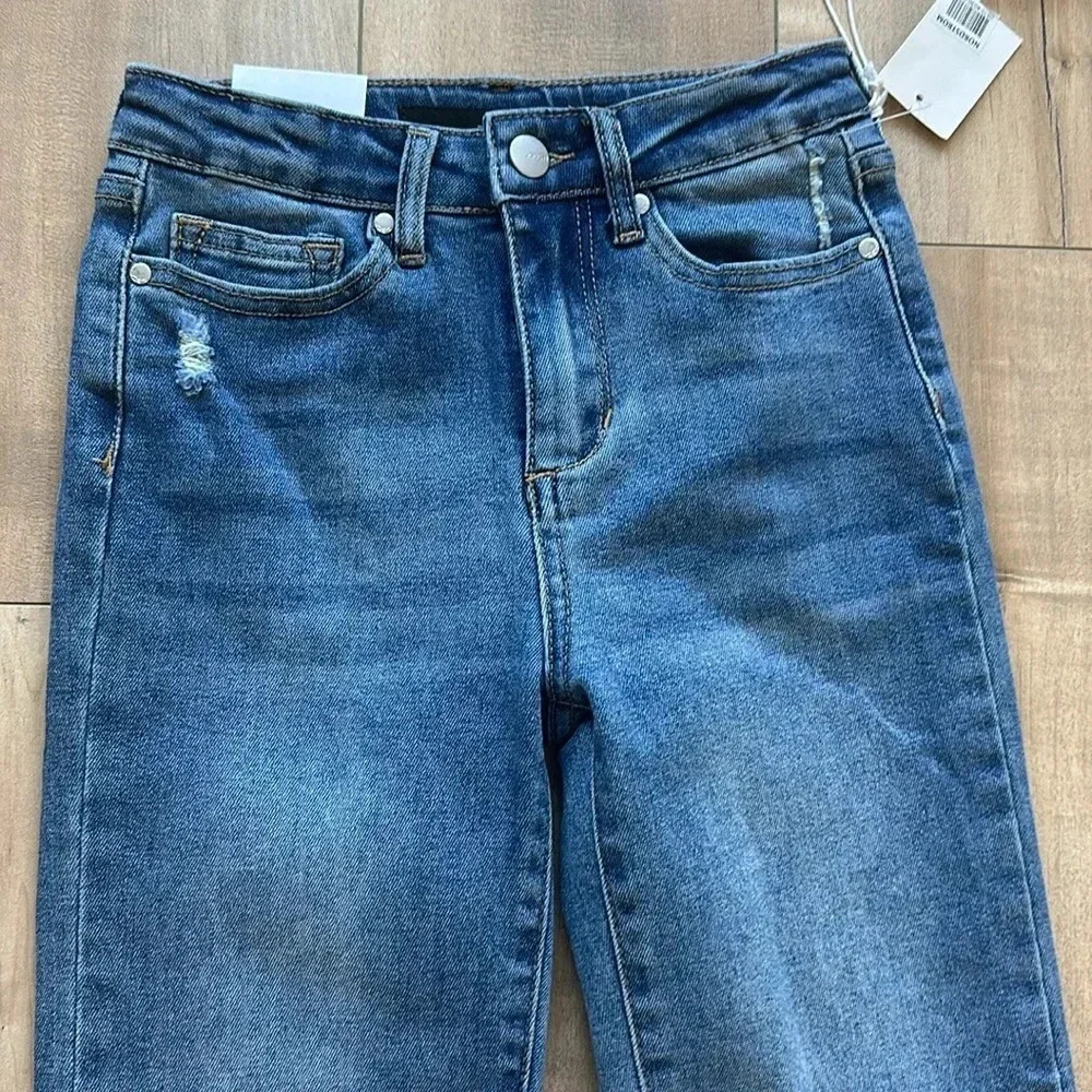 NWT Joe's Jeans Kids' The Sadie Frayed Hem Relaxed Fit Jeans Sz 10 - Picture 5 of 11